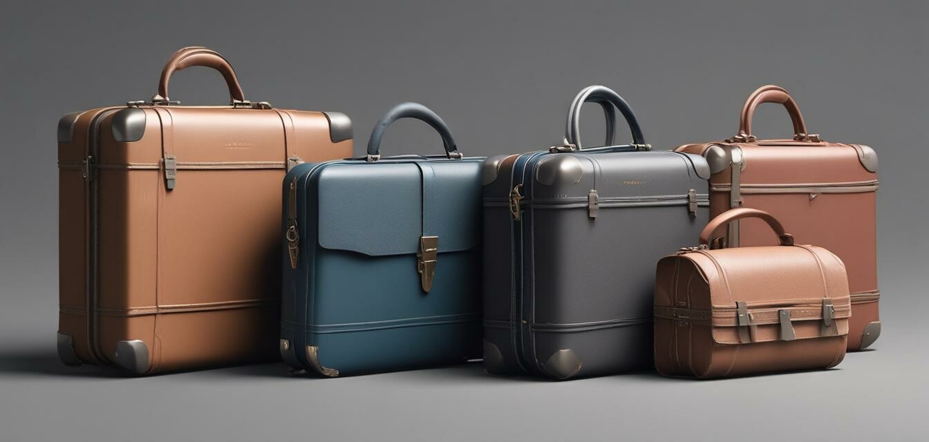 Women's briefcases with different materials and designs