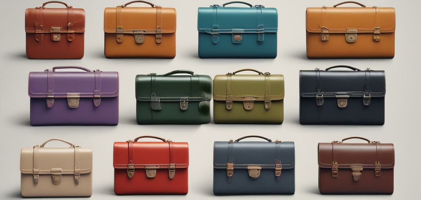 Stylish collection of women's briefcases