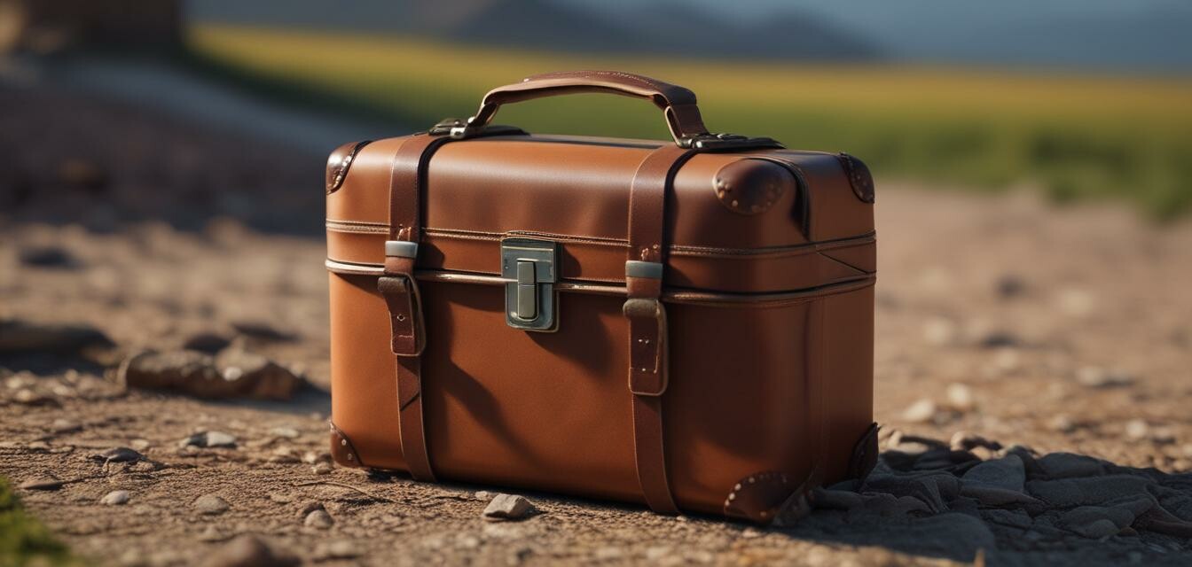 Vegan-friendly briefcase made from sustainable materials